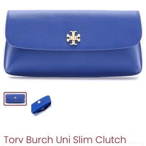 Tory Burch Royal Blue Clutch